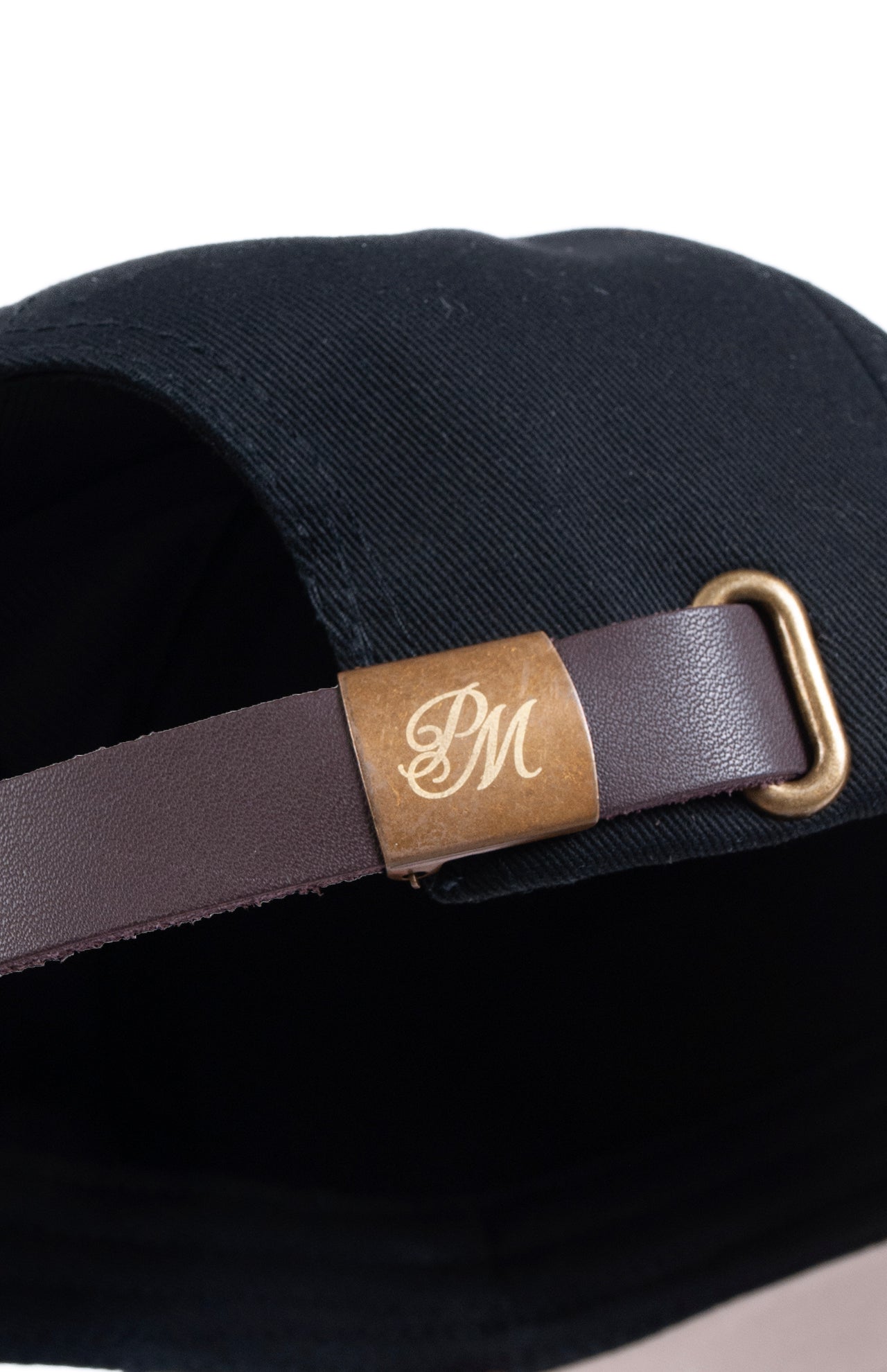 Monogram Cap Black