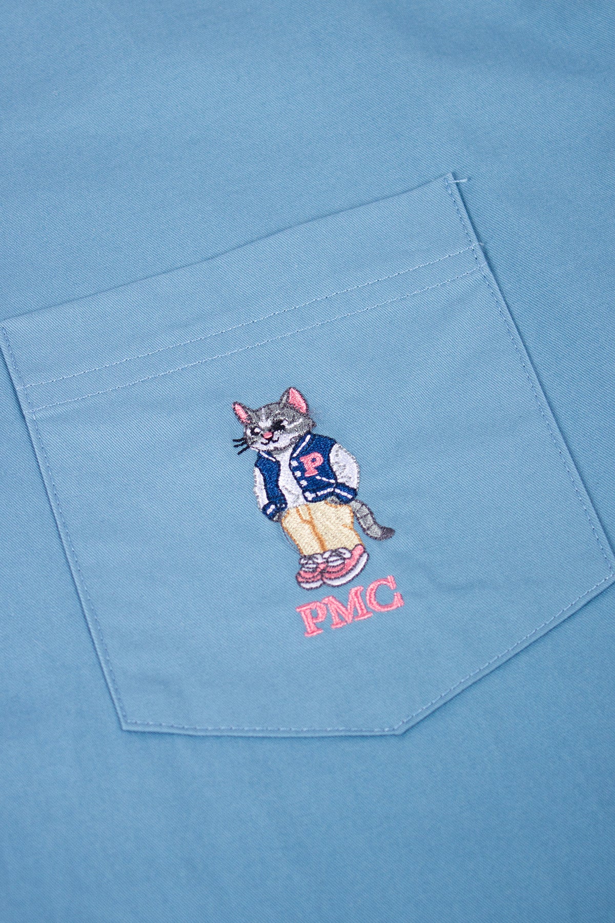 College Cat Classic Shirt Blue