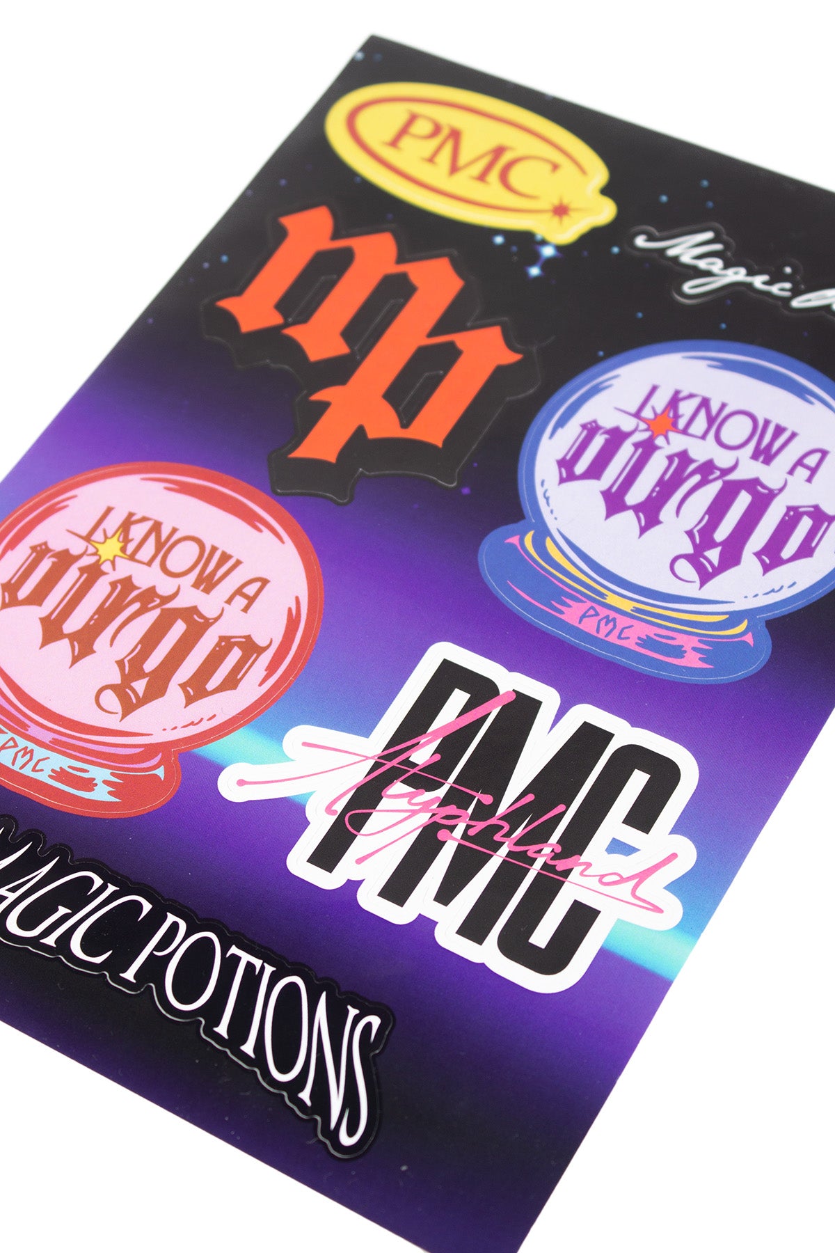 PMC X Magic Potions Sticker Sheet