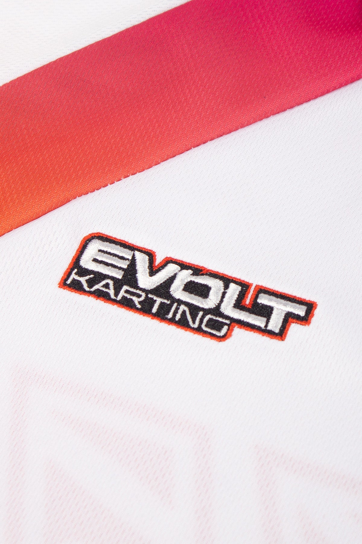 PMC X Evolt Karting Racing Jersey White