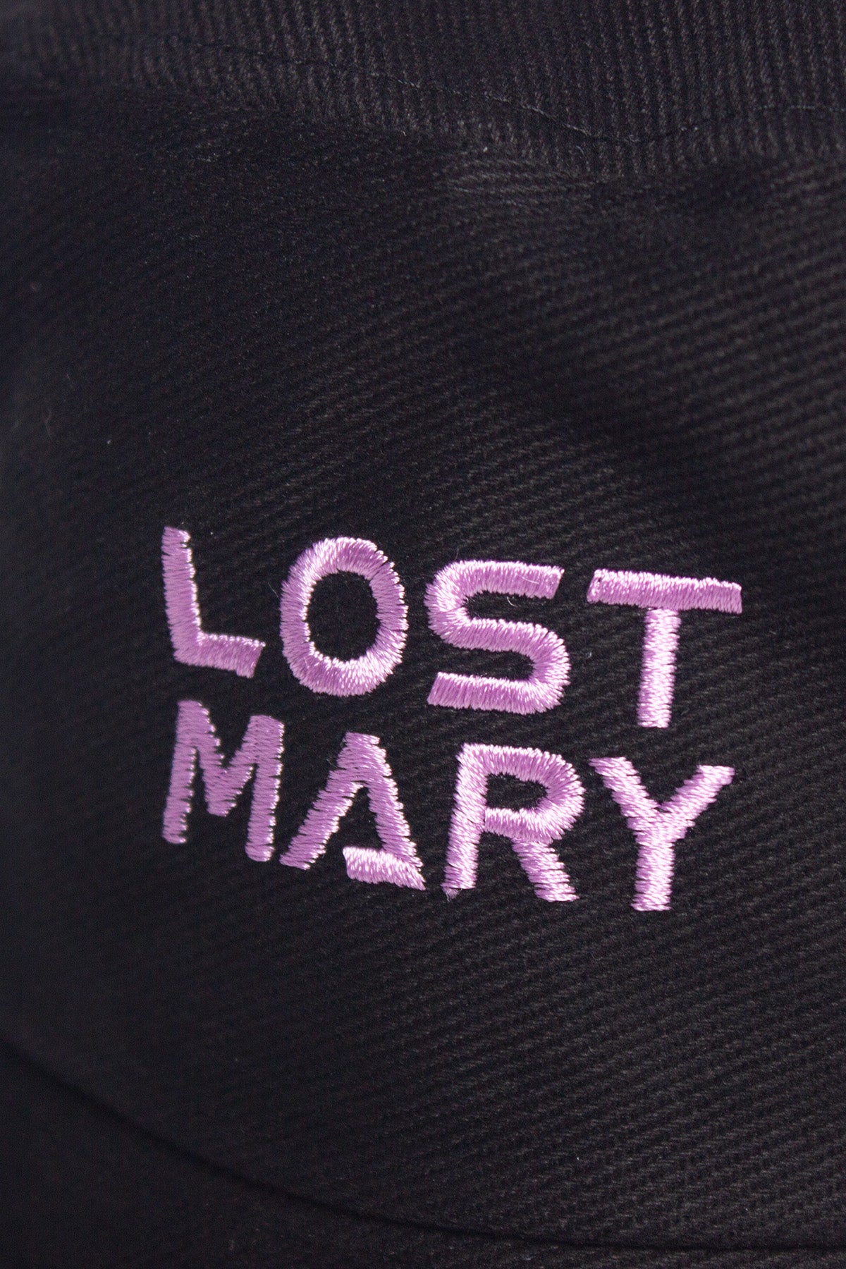 LOST MARY Blueberry Banana Bubblegum Bucket Hat Black