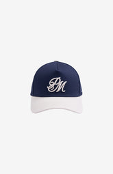 Monogram Cap Navy Blue