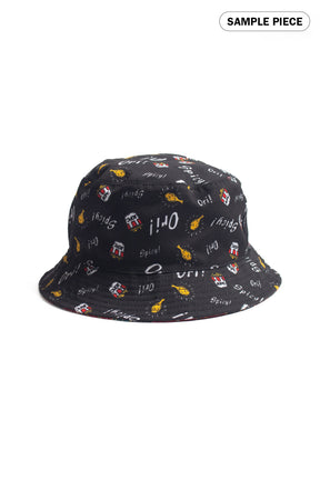 O.R. Reversible Bucket Hat Black/Red (KFC)