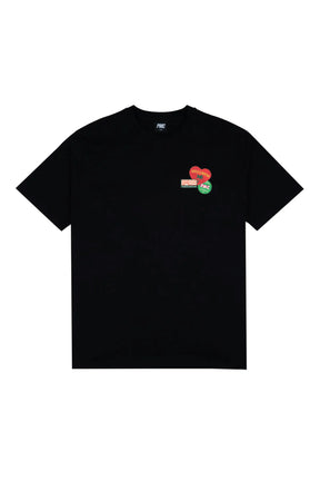 Fruit Stickers Tee Black