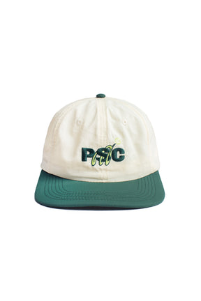 Court Flat Brim 6 Panel Cap Cream