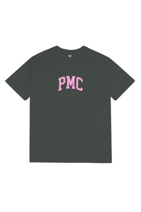 Collegiate Logo Tee Charcoal Grey