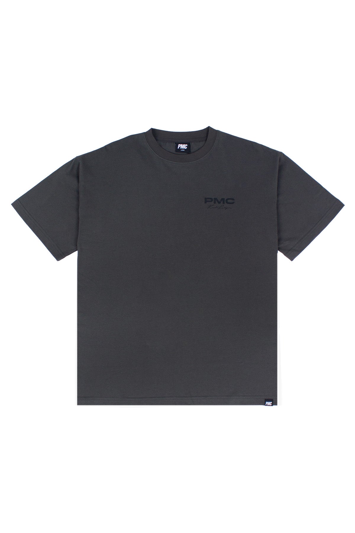 KL Scripted Oversized Tee Charcoal