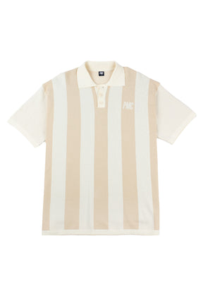 Champ Jacquard Polo Tee Beige