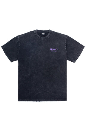 KL Script Stone Washed Tee Purple Black