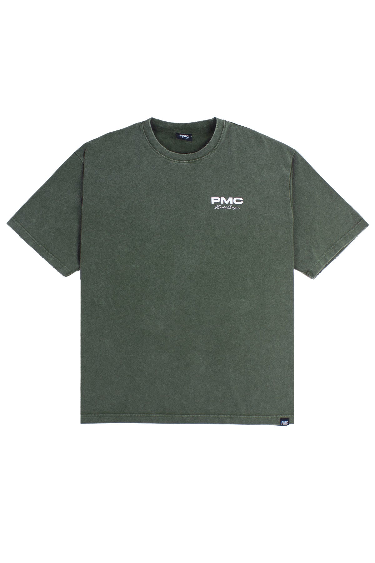 KL Scripted Washed Tee Seaweed