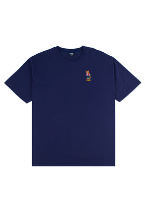 College Cat Tee Navy Blue