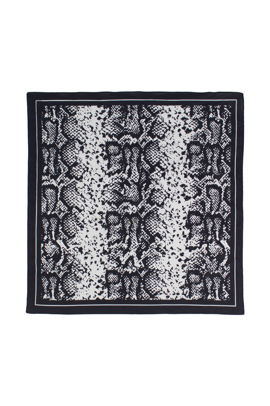 Snake Scale Bandana White