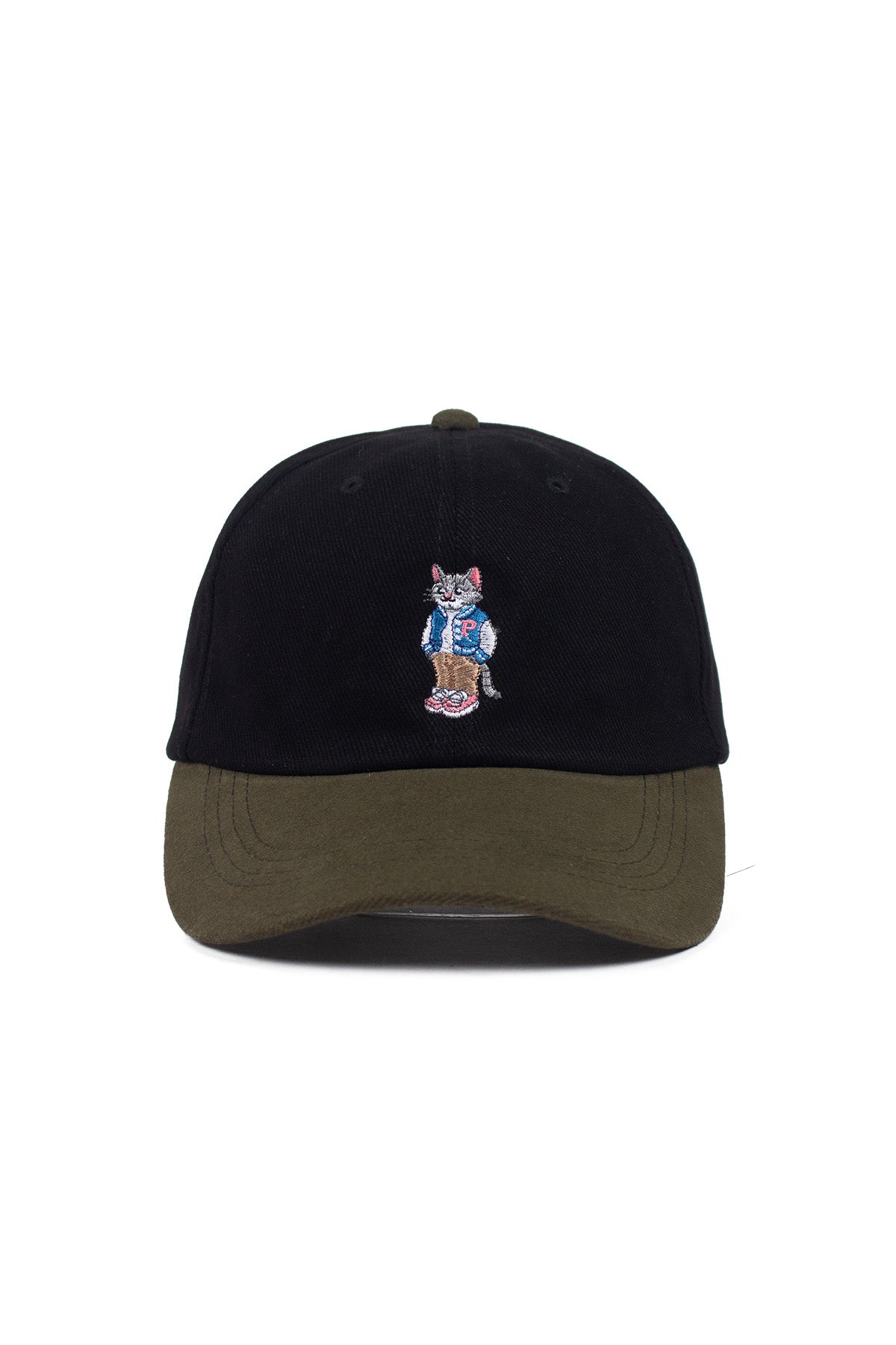 College Cat 2 Toned Cap Black Olive