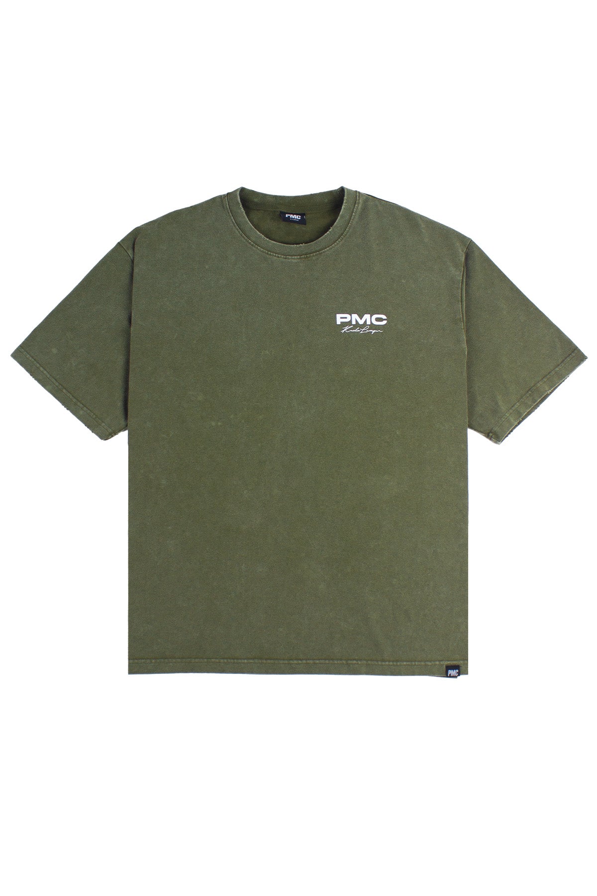 KL Scripted Washed Tee Olive