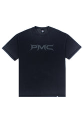 Blurred Liquify Logo Reverse Dyed Tee Black