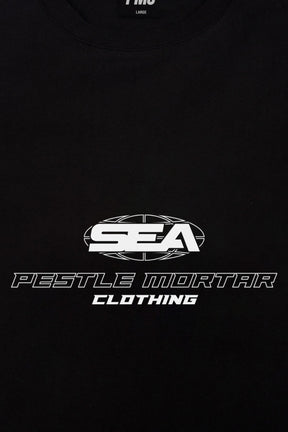 S.E.A. Globe Tee Black