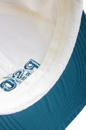 Court Flat Brim 6 Panel Cap Cream