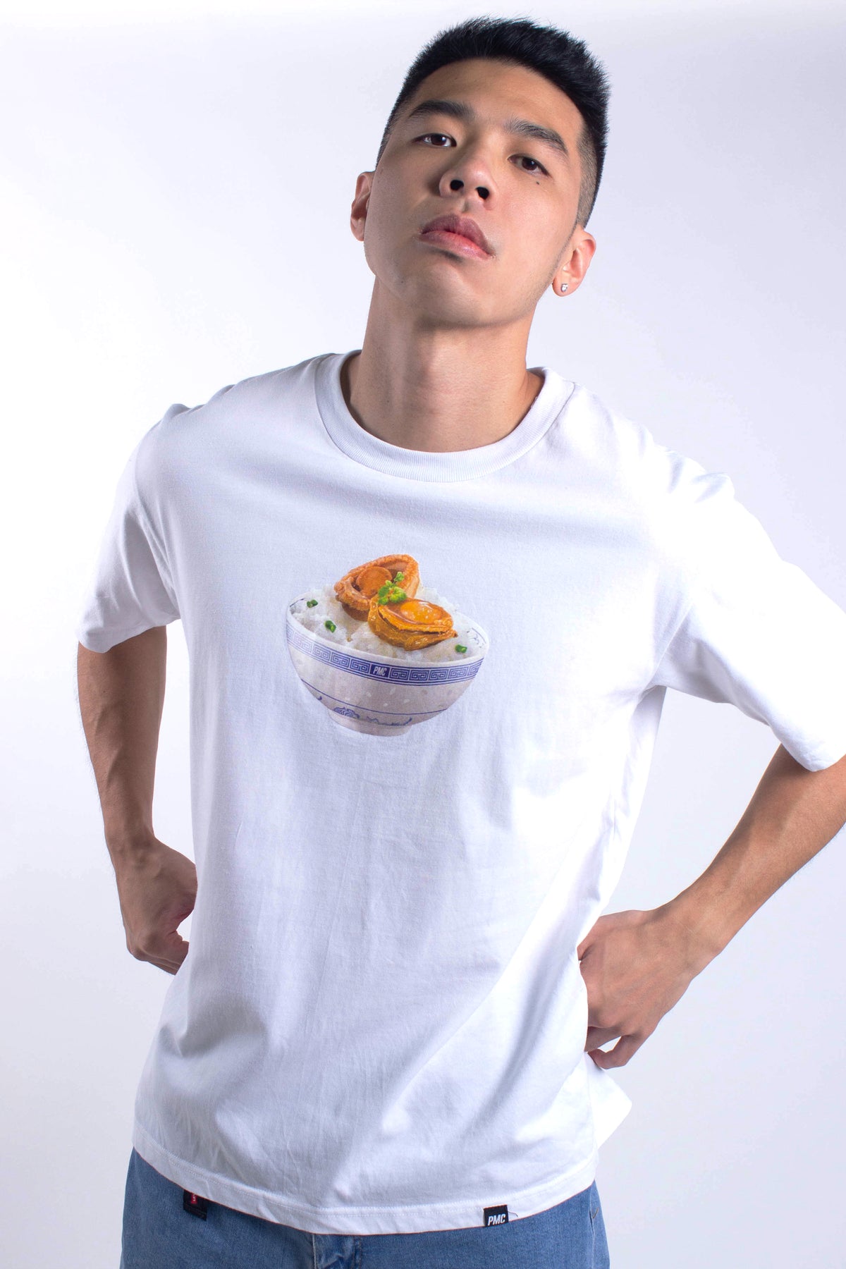 Abalone Rice Tee White