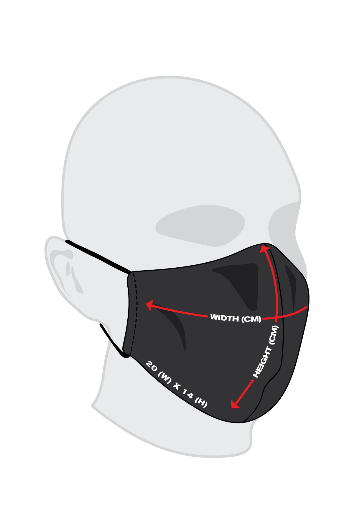 PMC x Looney Tunes Bugs Bunny Blueprint Face Mask