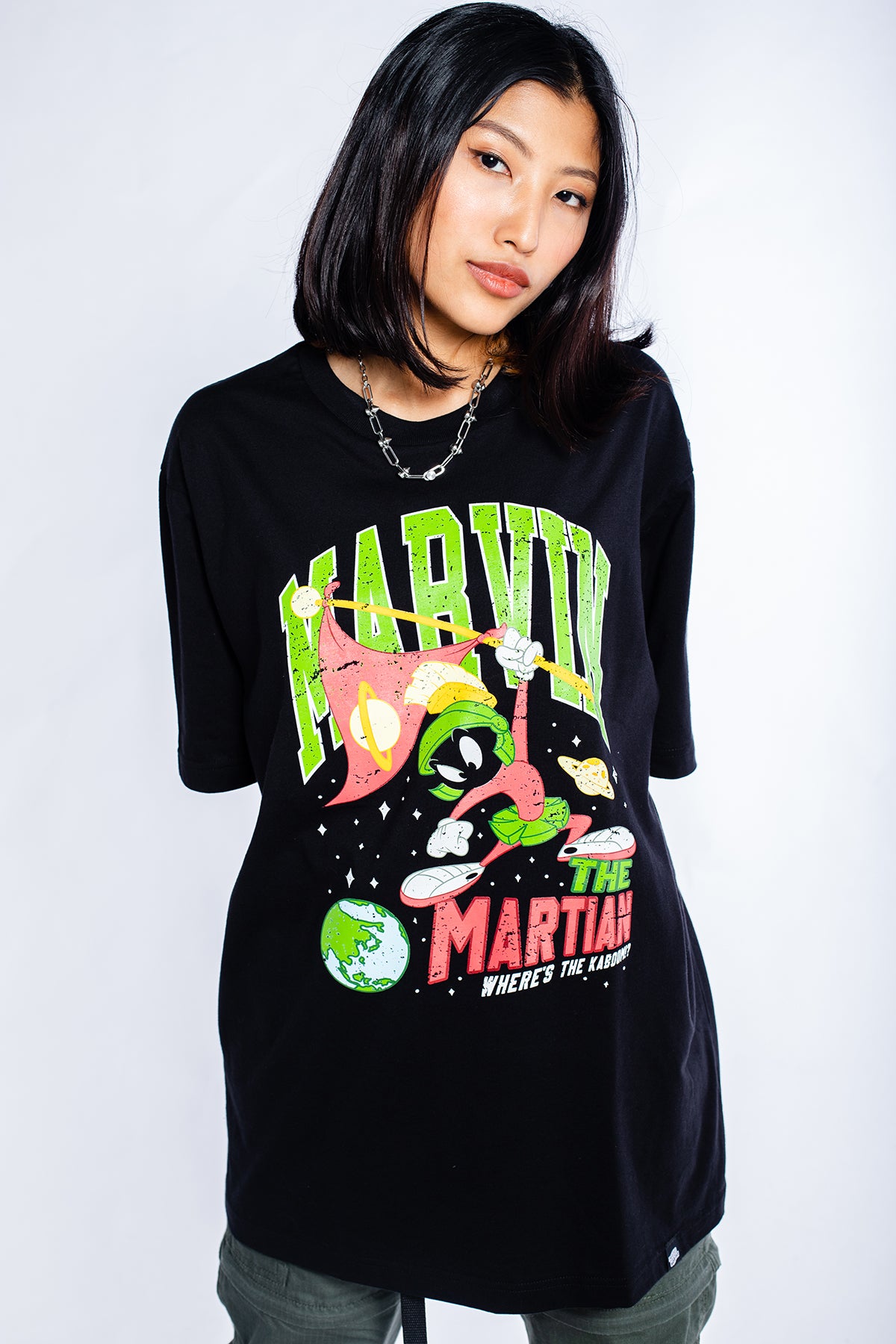 PMC x Looney Tunes Marvin The Martian Tee Black