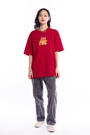 Ox Tee Burgundy