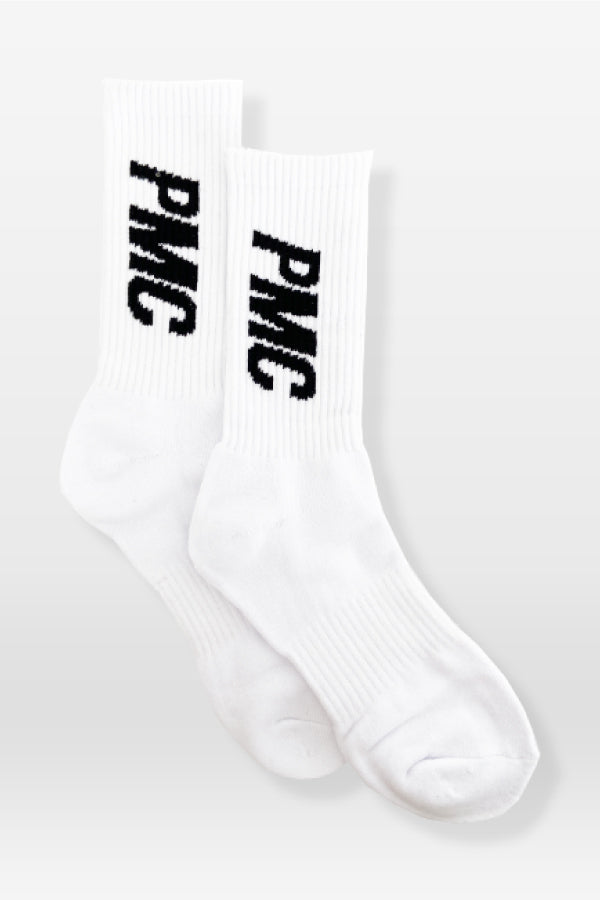 Strike Logo Socks White